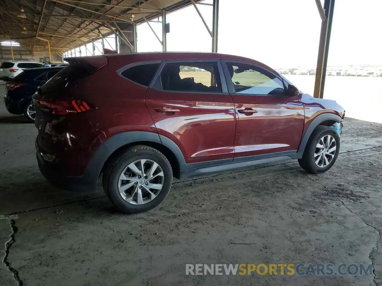 3 Photograph of a damaged car KM8J23A44KU931786 HYUNDAI TUCSON 2019