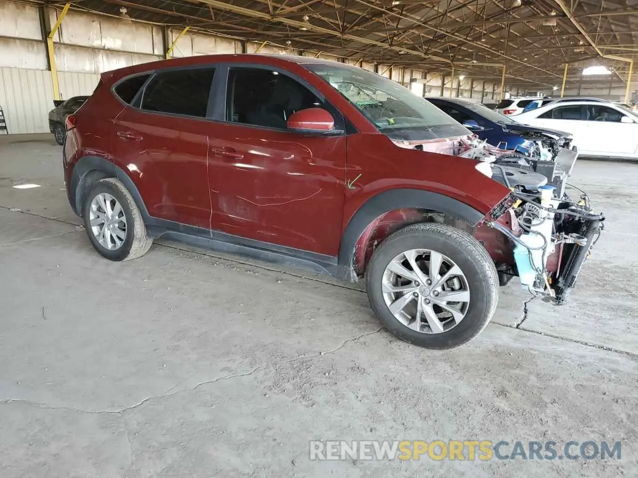 4 Photograph of a damaged car KM8J23A44KU931786 HYUNDAI TUCSON 2019