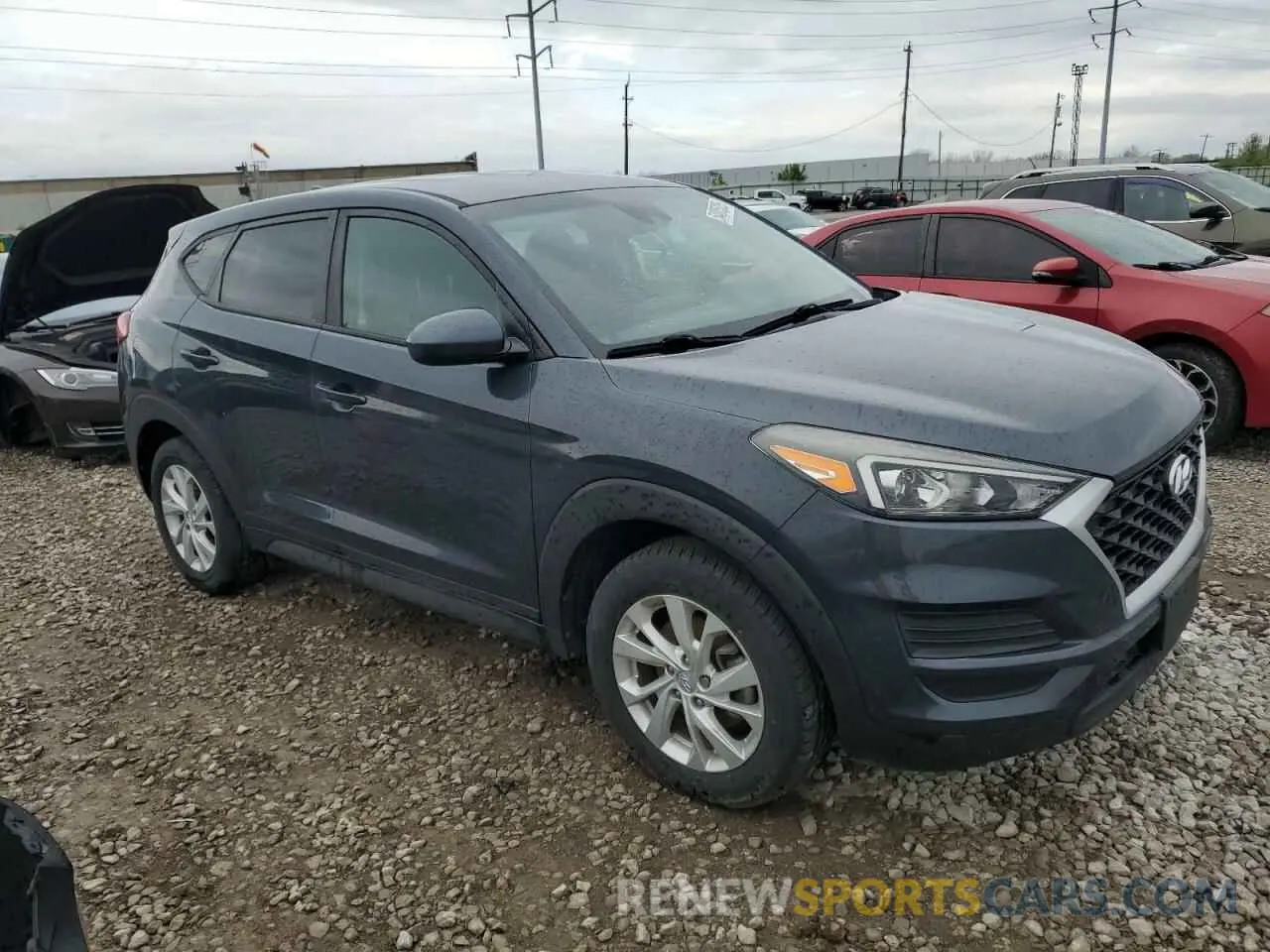 4 Photograph of a damaged car KM8J23A44KU979353 HYUNDAI TUCSON 2019
