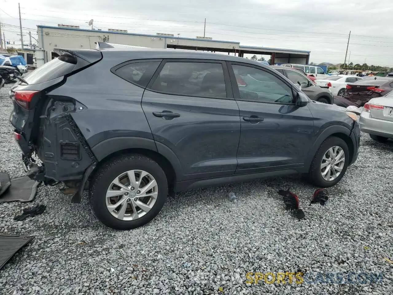 3 Photograph of a damaged car KM8J23A45KU036808 HYUNDAI TUCSON 2019