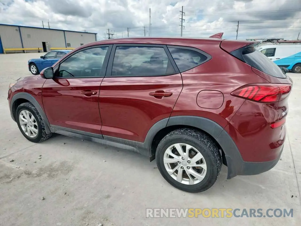2 Photograph of a damaged car KM8J23A45KU066908 HYUNDAI TUCSON 2019