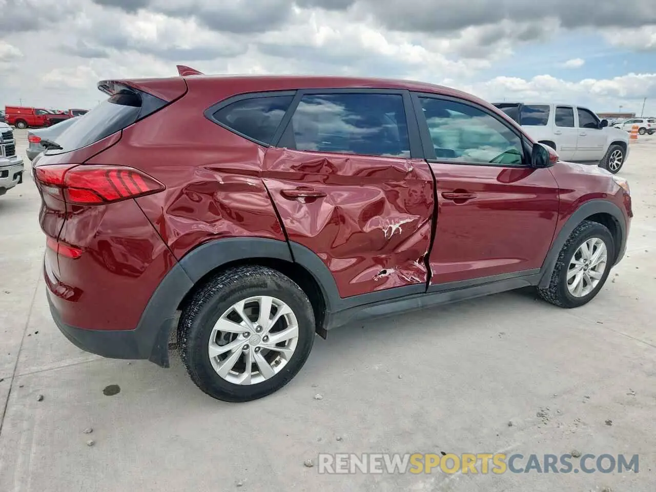 3 Photograph of a damaged car KM8J23A45KU066908 HYUNDAI TUCSON 2019