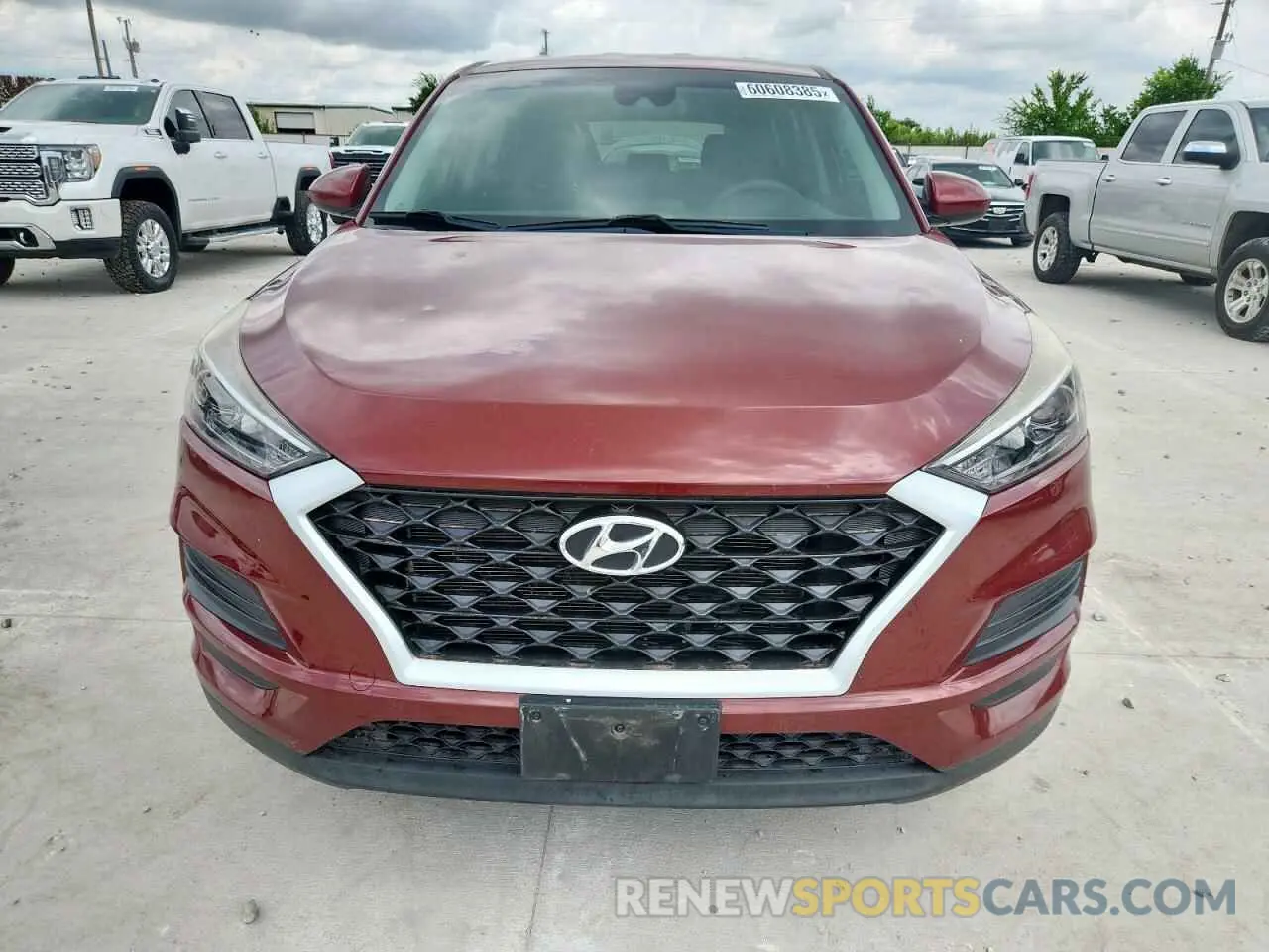 5 Photograph of a damaged car KM8J23A45KU066908 HYUNDAI TUCSON 2019