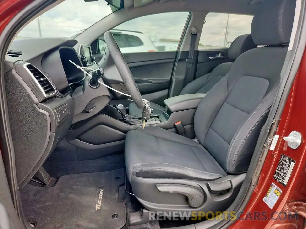 7 Photograph of a damaged car KM8J23A45KU066908 HYUNDAI TUCSON 2019