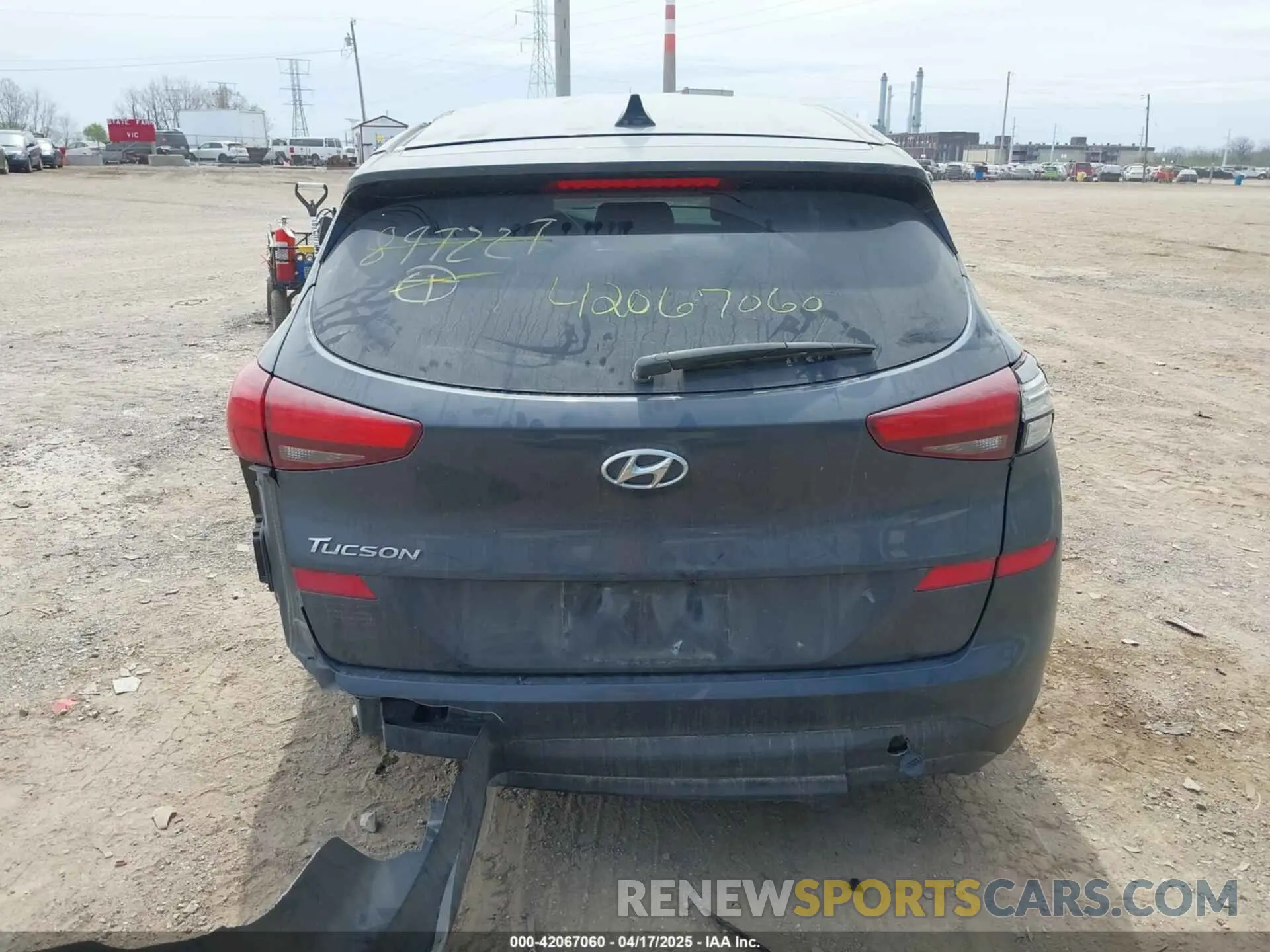 16 Photograph of a damaged car KM8J23A45KU897227 HYUNDAI TUCSON 2019