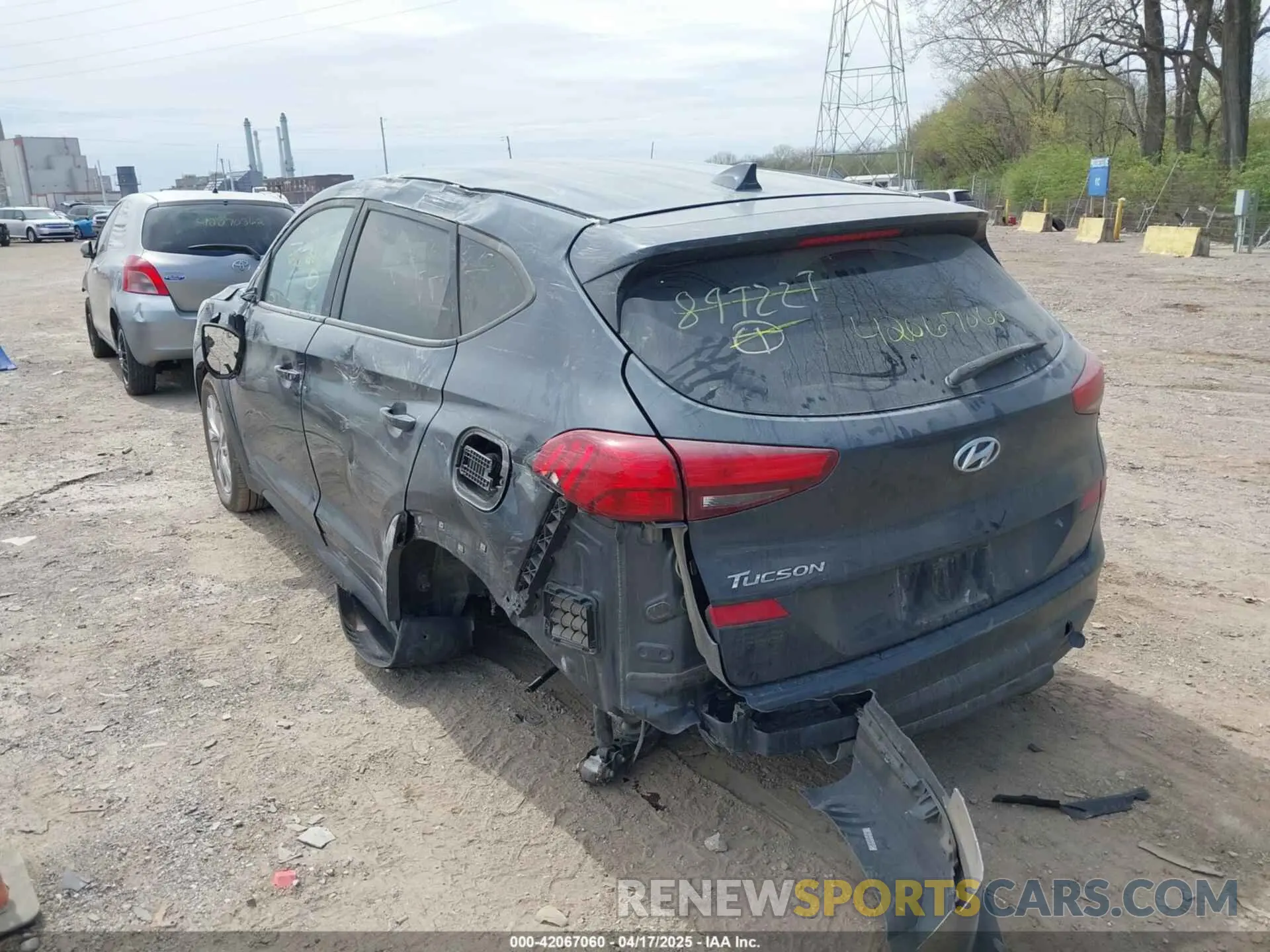 3 Photograph of a damaged car KM8J23A45KU897227 HYUNDAI TUCSON 2019