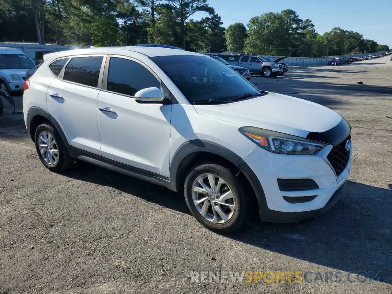4 Photograph of a damaged car KM8J23A45KU917136 HYUNDAI TUCSON 2019