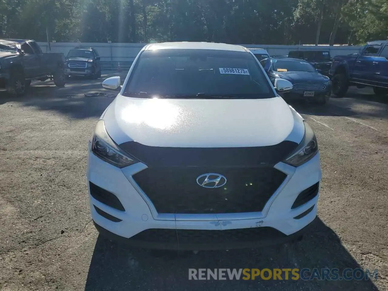 5 Photograph of a damaged car KM8J23A45KU917136 HYUNDAI TUCSON 2019
