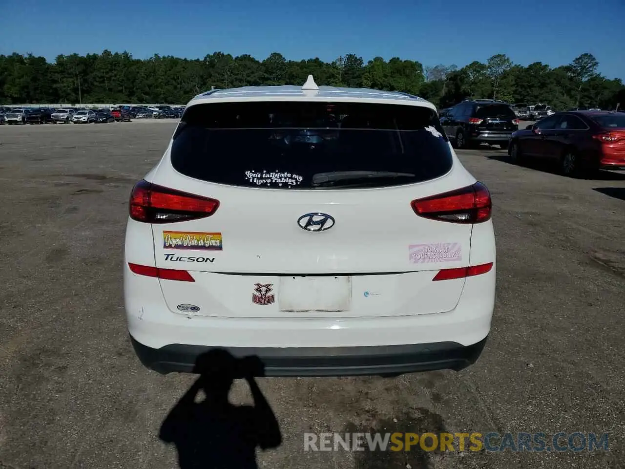 6 Photograph of a damaged car KM8J23A45KU917136 HYUNDAI TUCSON 2019