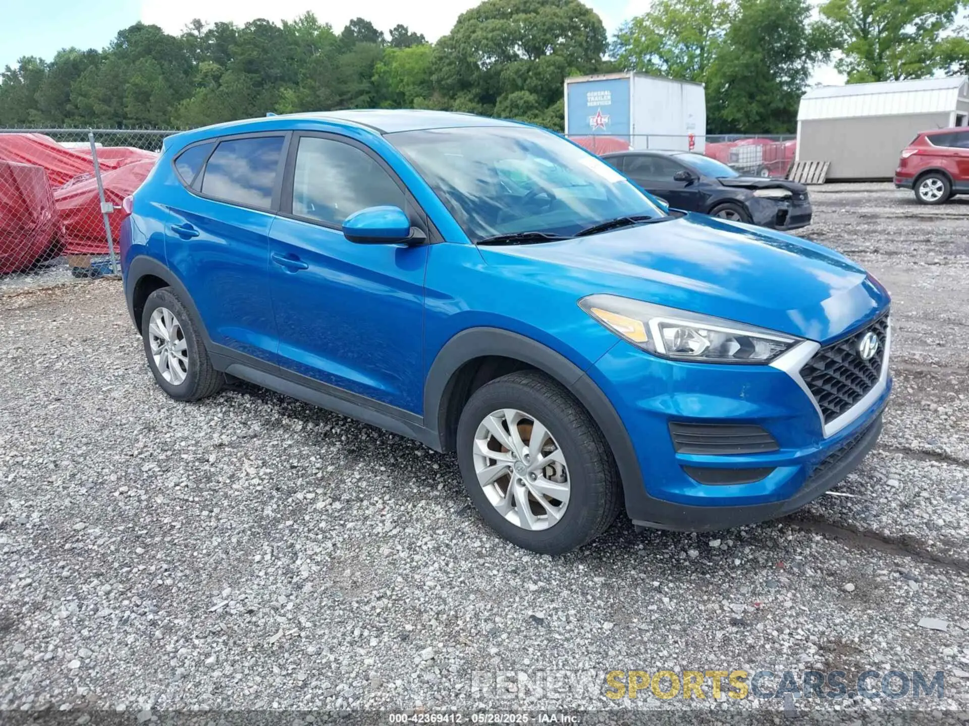1 Photograph of a damaged car KM8J23A45KU927522 HYUNDAI TUCSON 2019