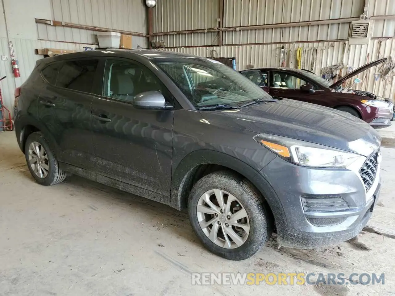 4 Photograph of a damaged car KM8J23A46KU018401 HYUNDAI TUCSON 2019