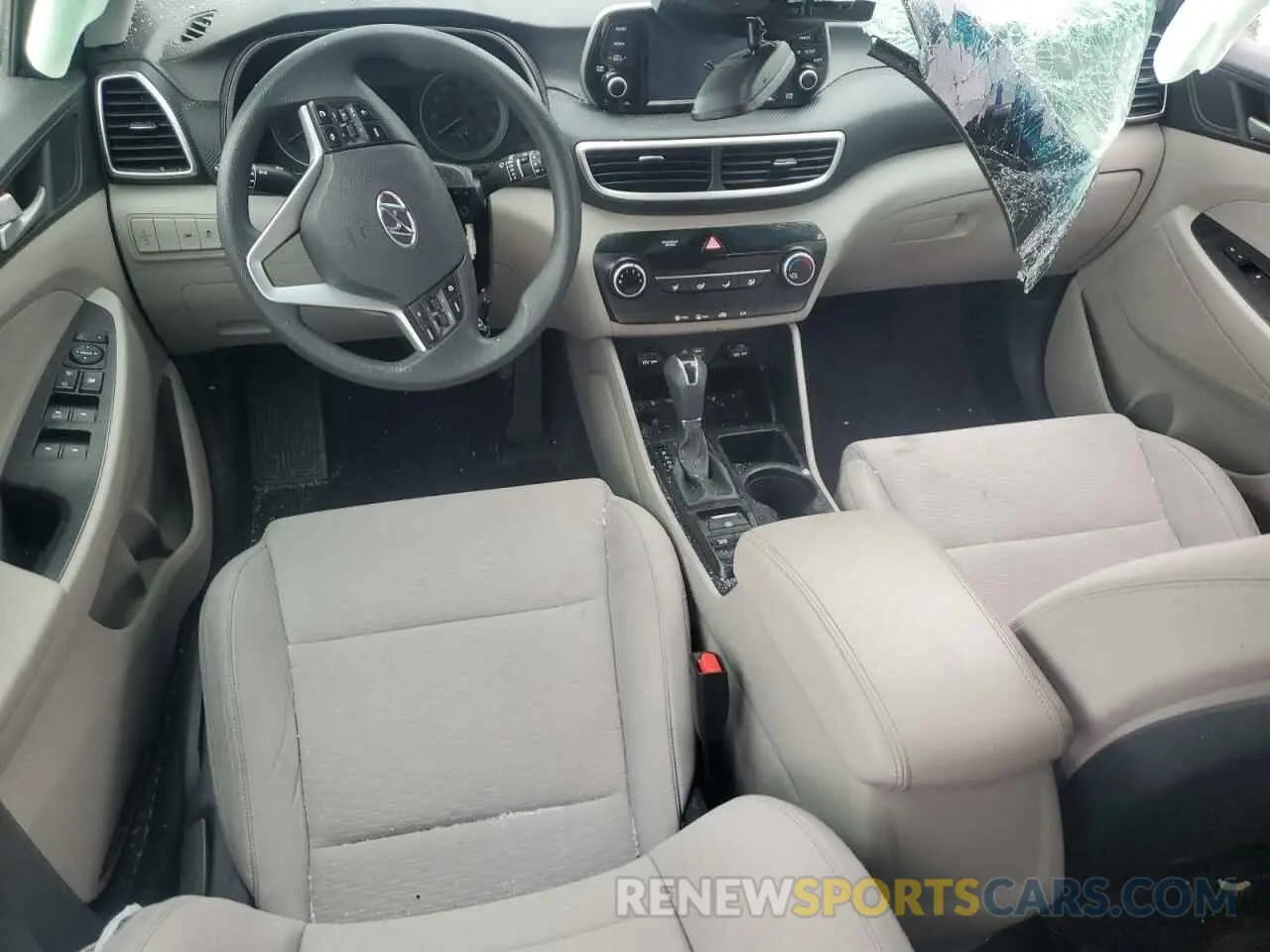 8 Photograph of a damaged car KM8J23A46KU037398 HYUNDAI TUCSON 2019