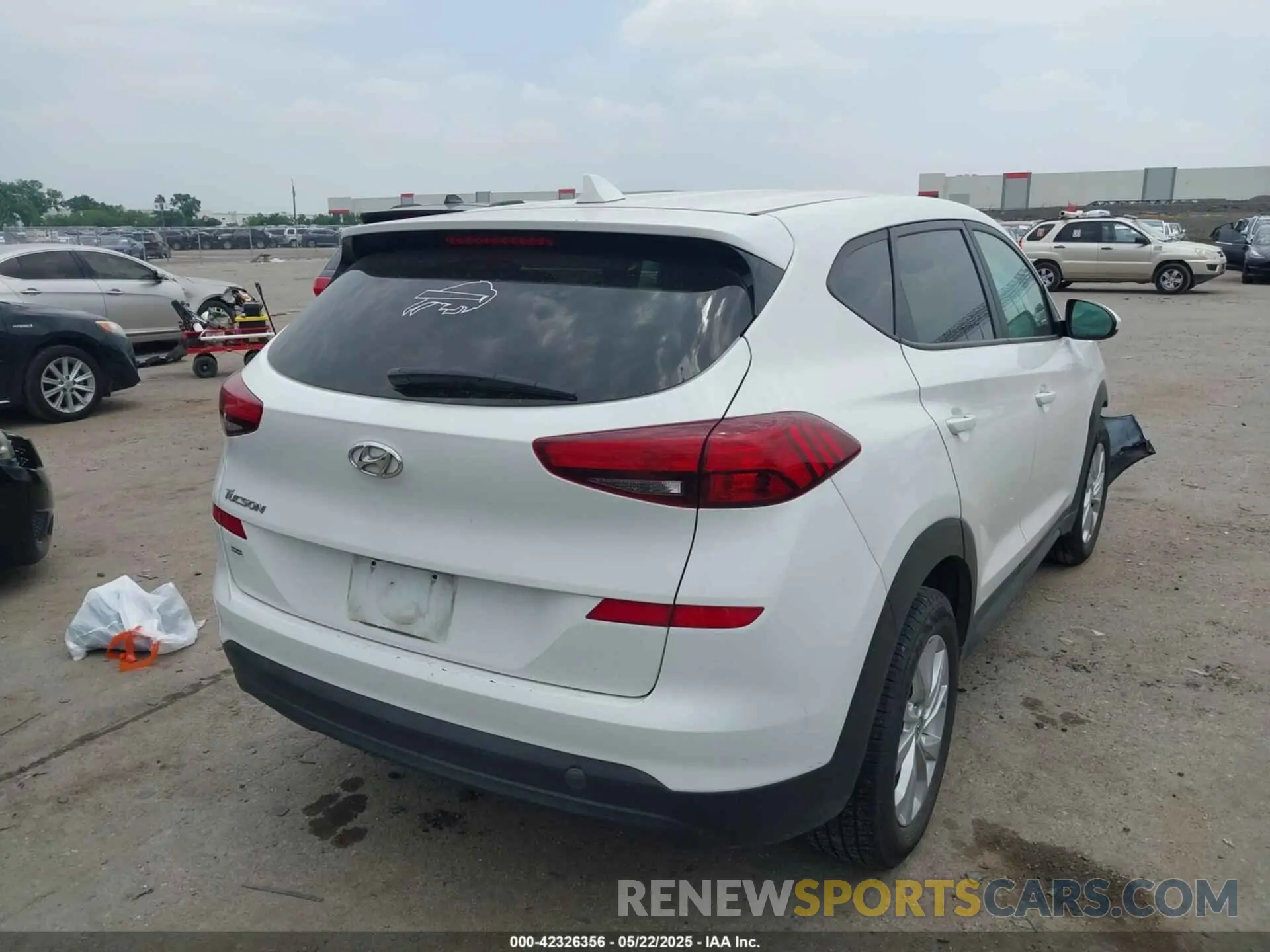 4 Photograph of a damaged car KM8J23A46KU904329 HYUNDAI TUCSON 2019
