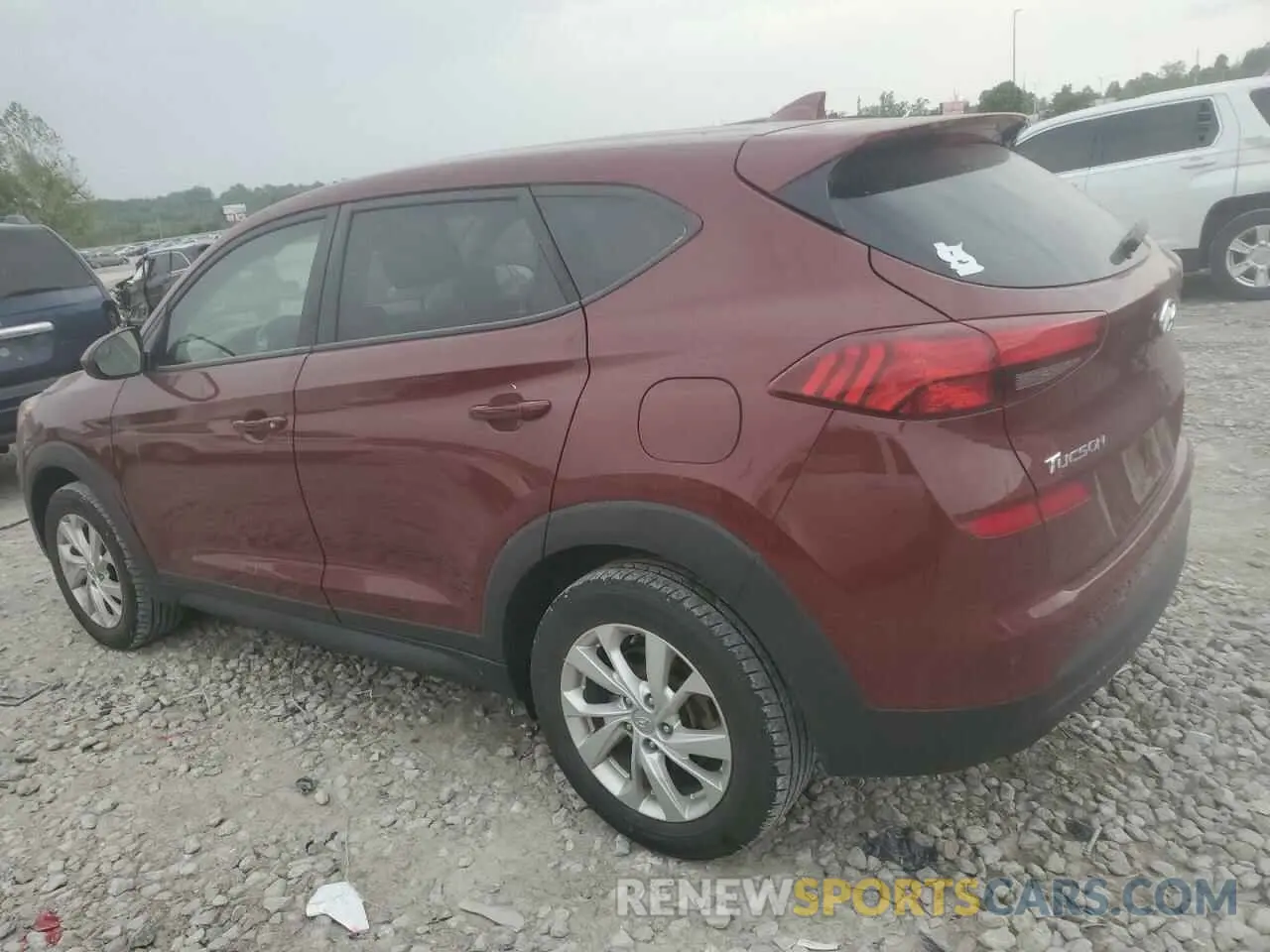 2 Photograph of a damaged car KM8J23A46KU913984 HYUNDAI TUCSON 2019