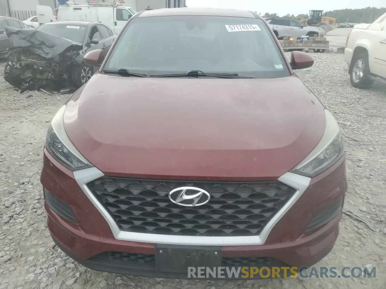 5 Photograph of a damaged car KM8J23A46KU913984 HYUNDAI TUCSON 2019