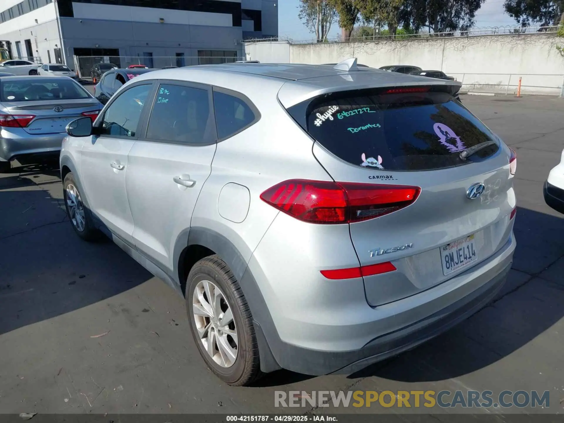3 Photograph of a damaged car KM8J23A46KU953305 HYUNDAI TUCSON 2019
