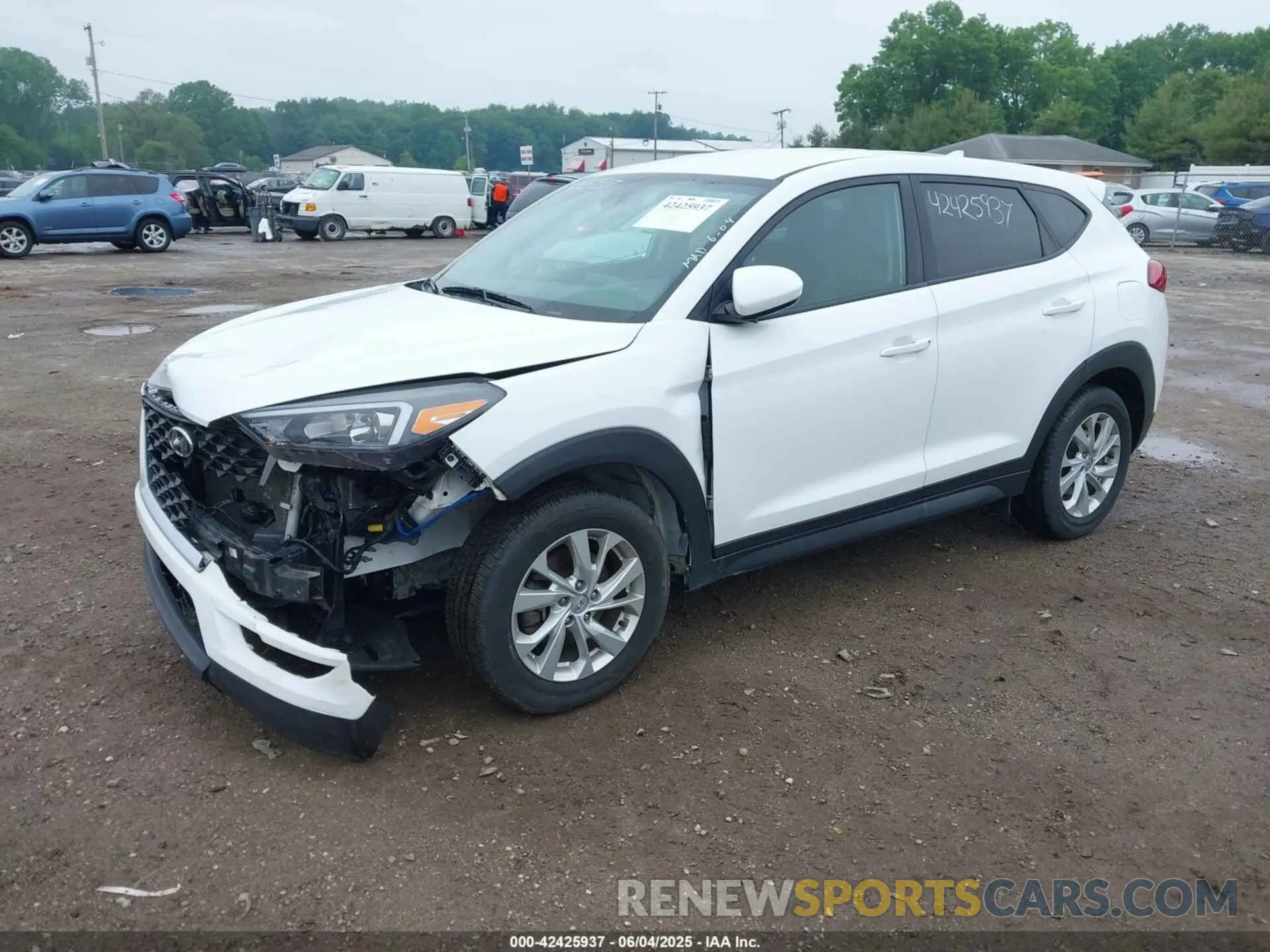 2 Photograph of a damaged car KM8J23A47KU871048 HYUNDAI TUCSON 2019
