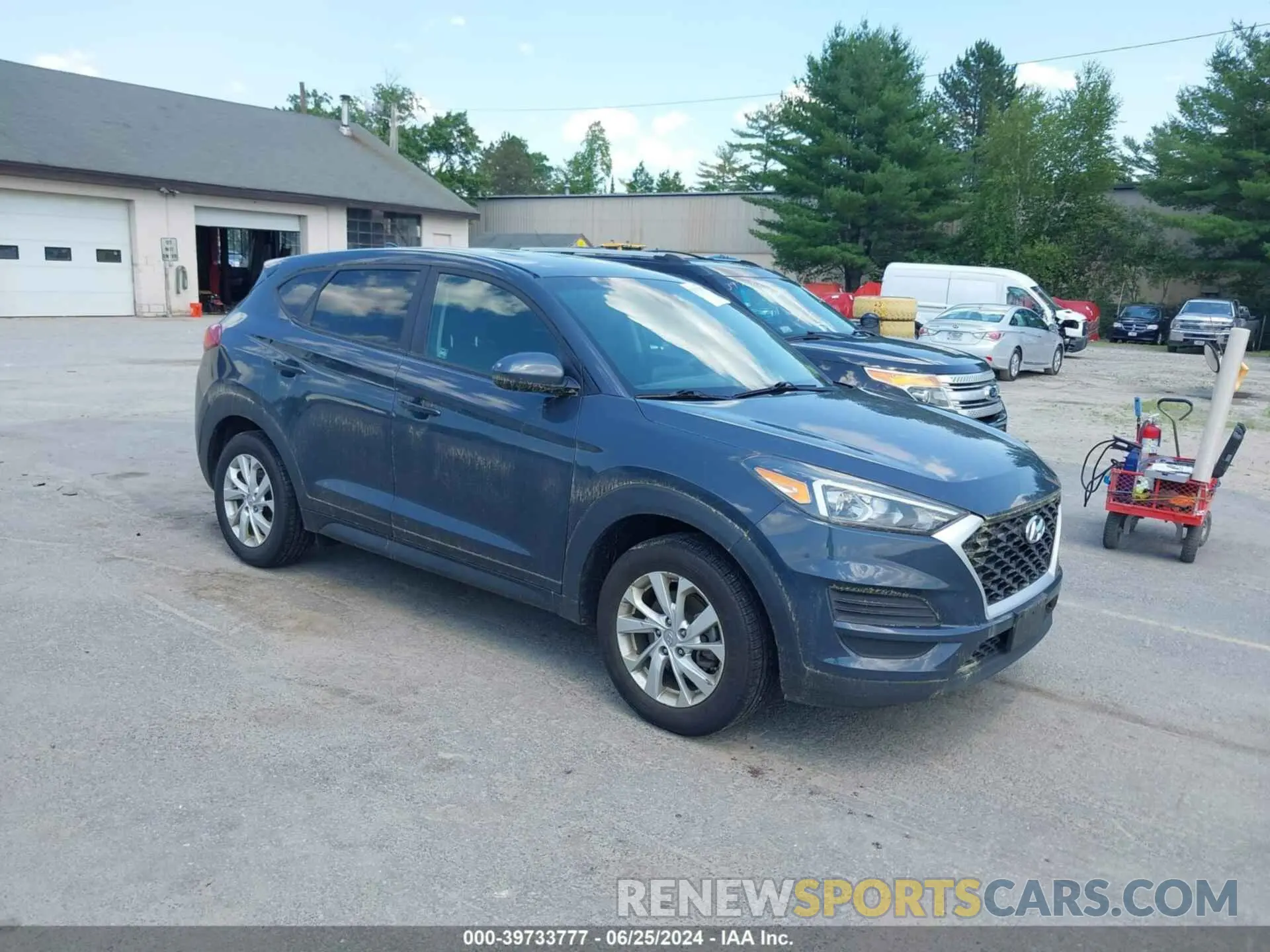 1 Photograph of a damaged car KM8J23A47KU886763 HYUNDAI TUCSON 2019