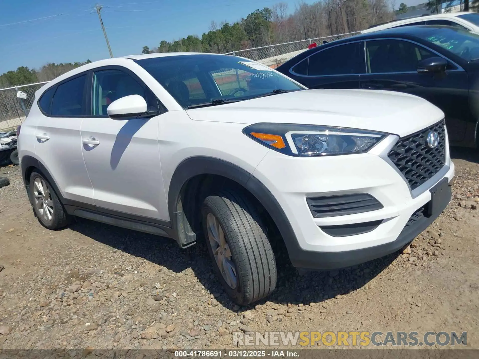 1 Photograph of a damaged car KM8J23A47KU913802 HYUNDAI TUCSON 2019
