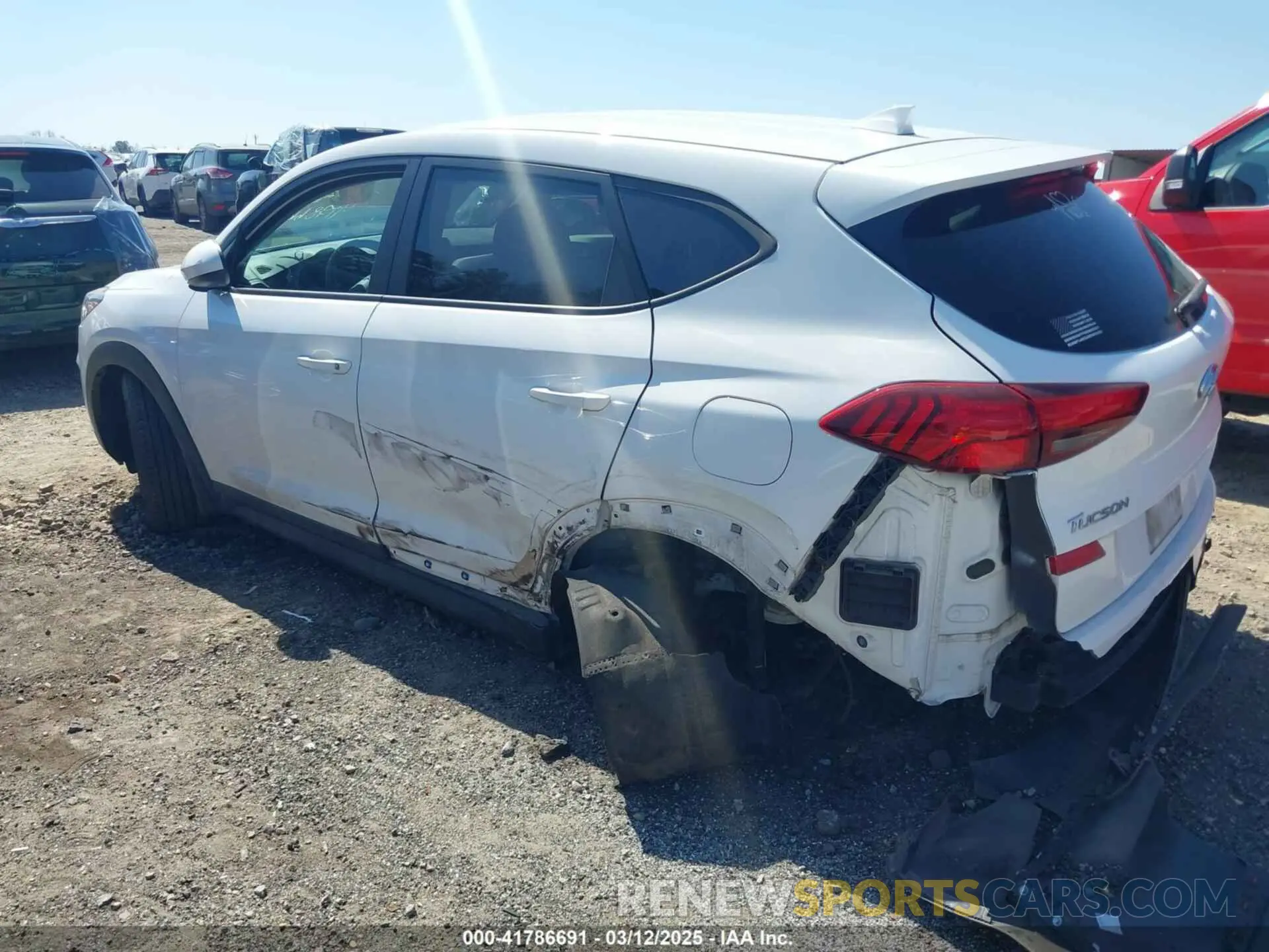 3 Photograph of a damaged car KM8J23A47KU913802 HYUNDAI TUCSON 2019