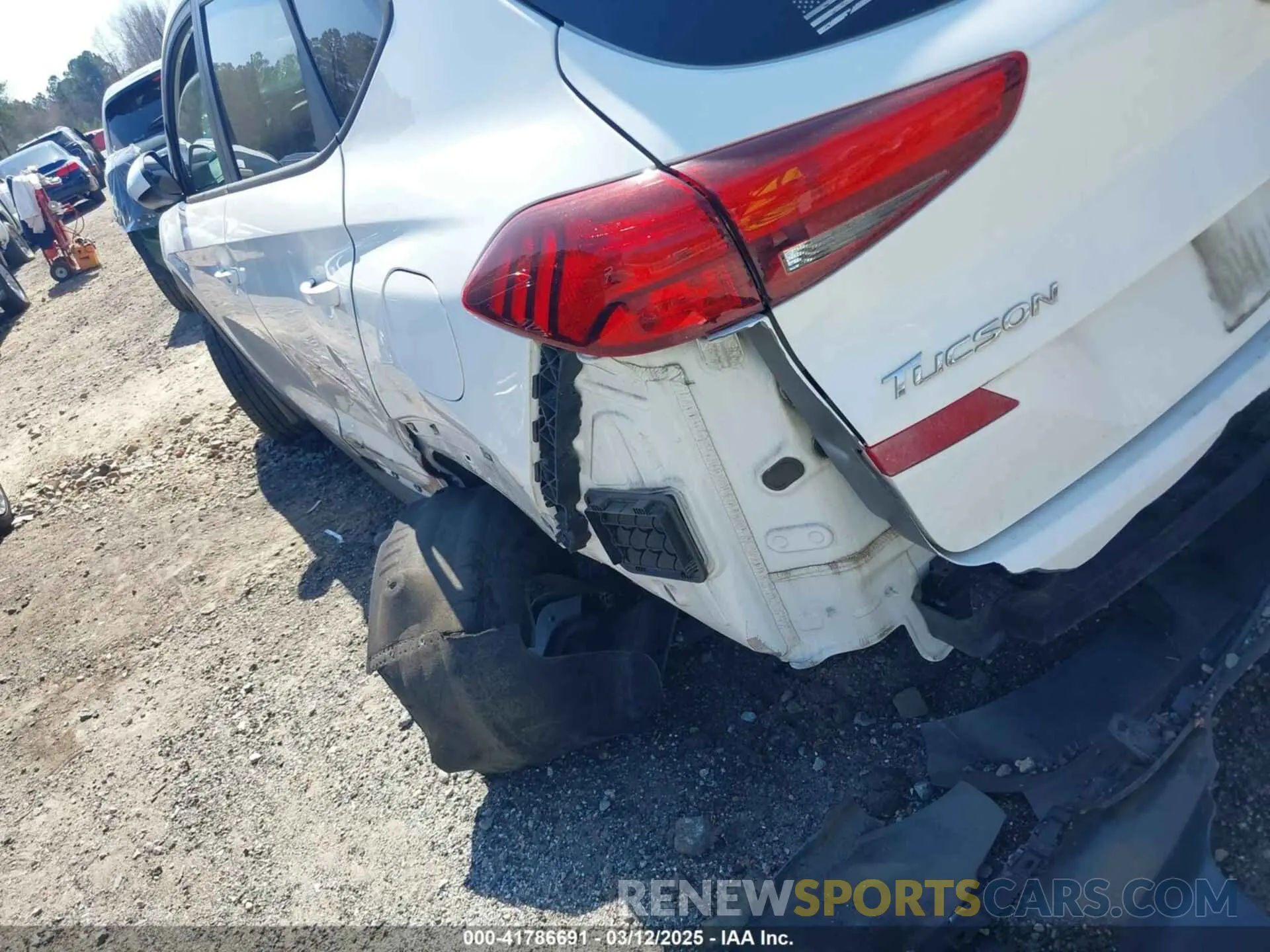 6 Photograph of a damaged car KM8J23A47KU913802 HYUNDAI TUCSON 2019