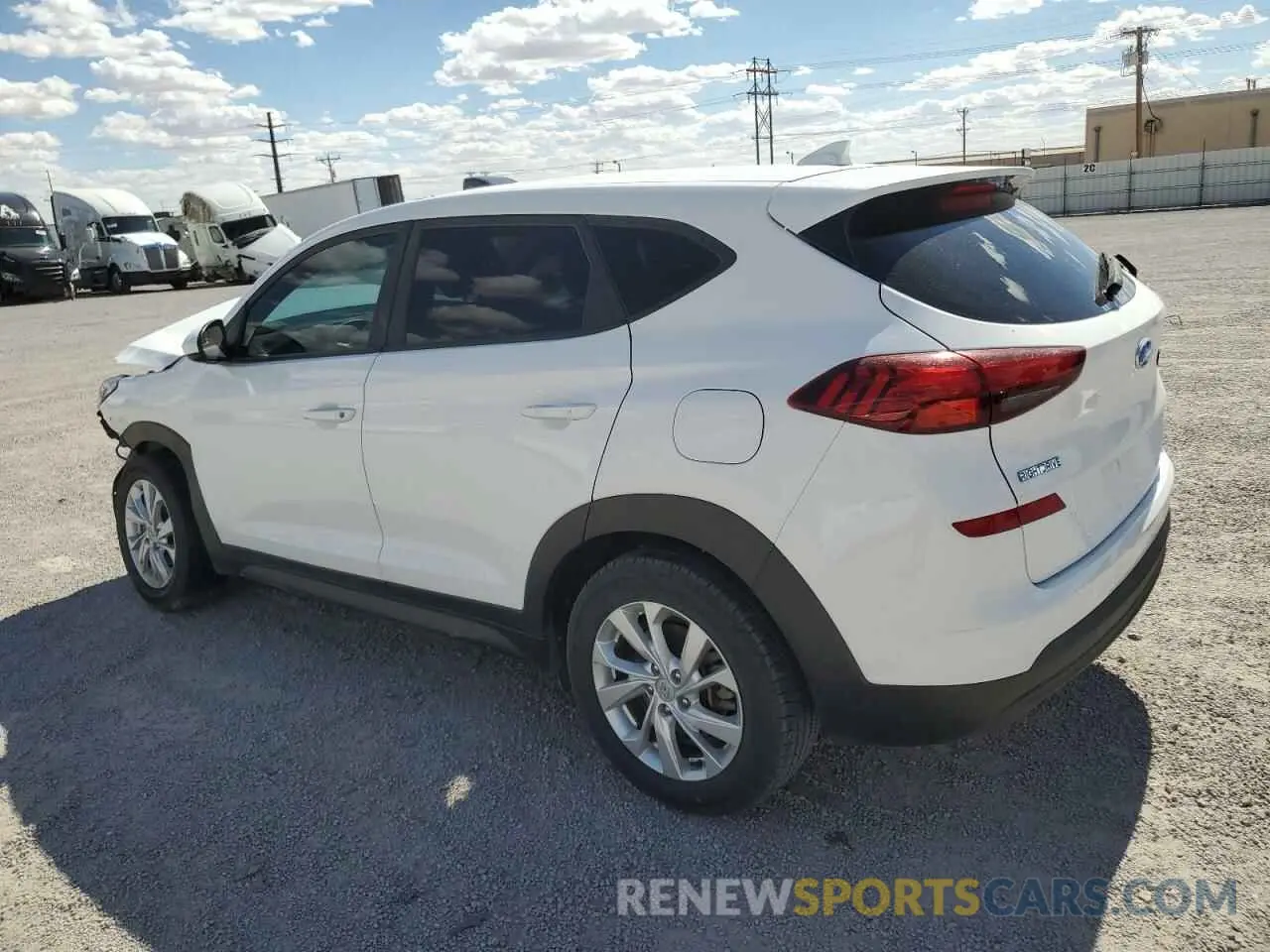 2 Photograph of a damaged car KM8J23A47KU986412 HYUNDAI TUCSON 2019