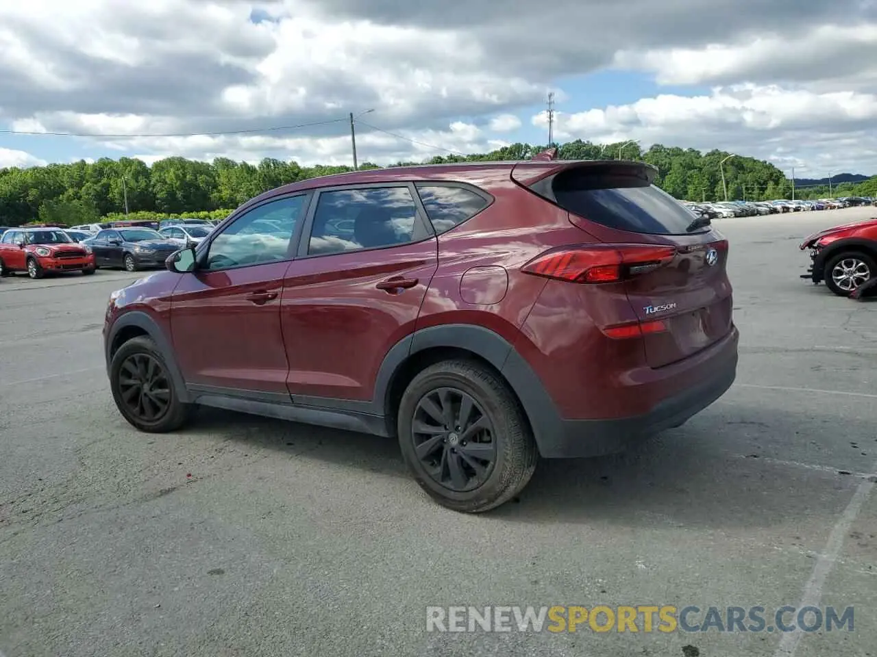 2 Photograph of a damaged car KM8J23A47KU996471 HYUNDAI TUCSON 2019