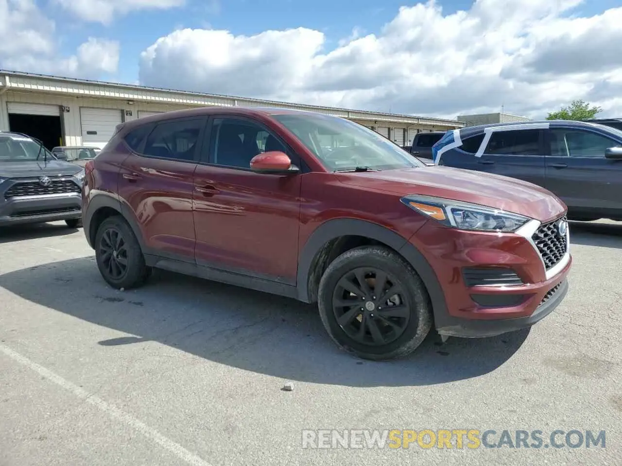 4 Photograph of a damaged car KM8J23A47KU996471 HYUNDAI TUCSON 2019