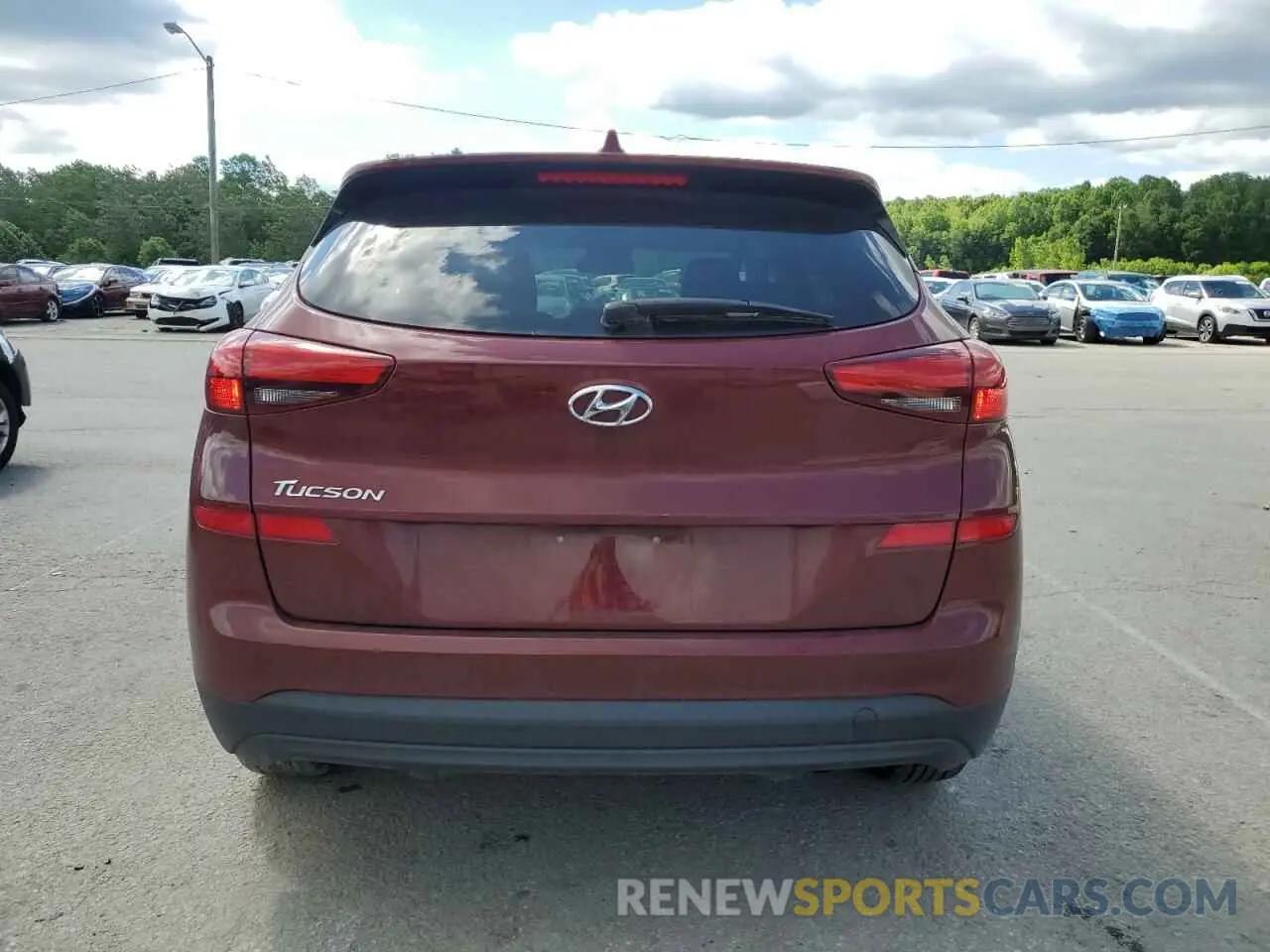 6 Photograph of a damaged car KM8J23A47KU996471 HYUNDAI TUCSON 2019