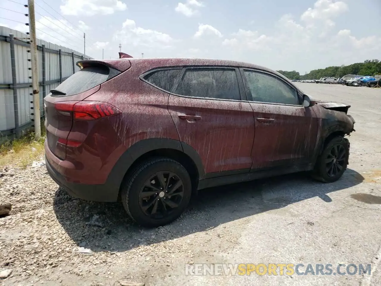 3 Photograph of a damaged car KM8J23A48KU001485 HYUNDAI TUCSON 2019