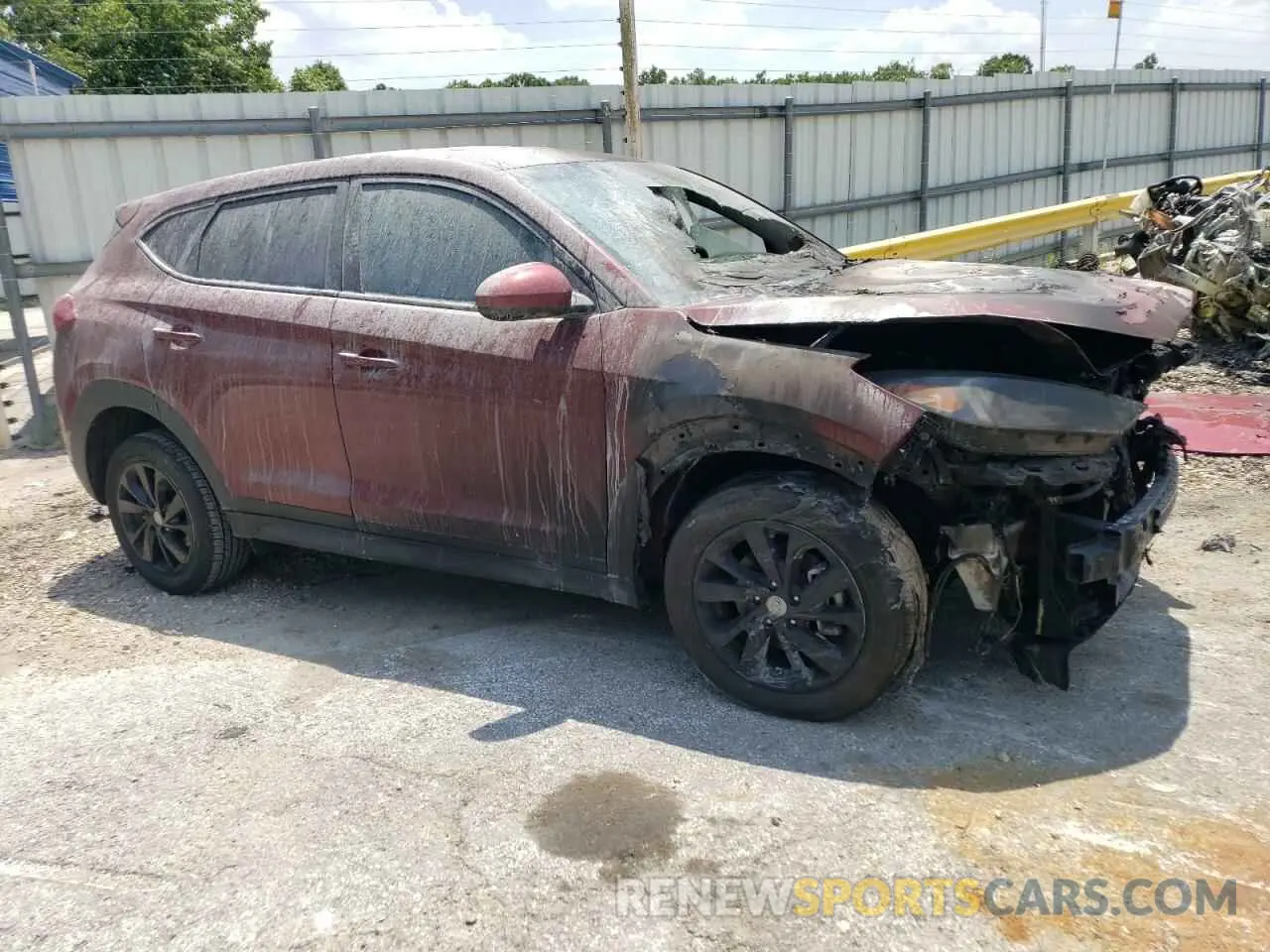 4 Photograph of a damaged car KM8J23A48KU001485 HYUNDAI TUCSON 2019