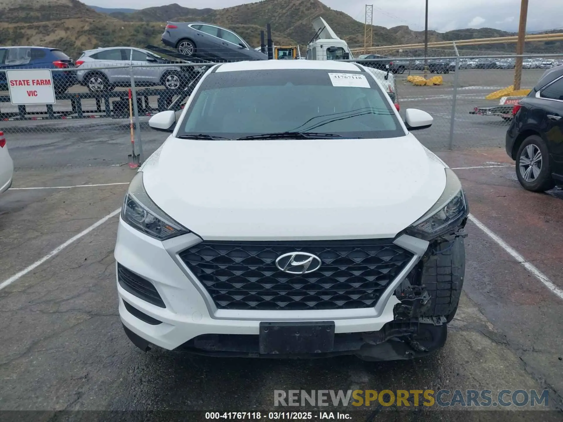 13 Photograph of a damaged car KM8J23A48KU026984 HYUNDAI TUCSON 2019