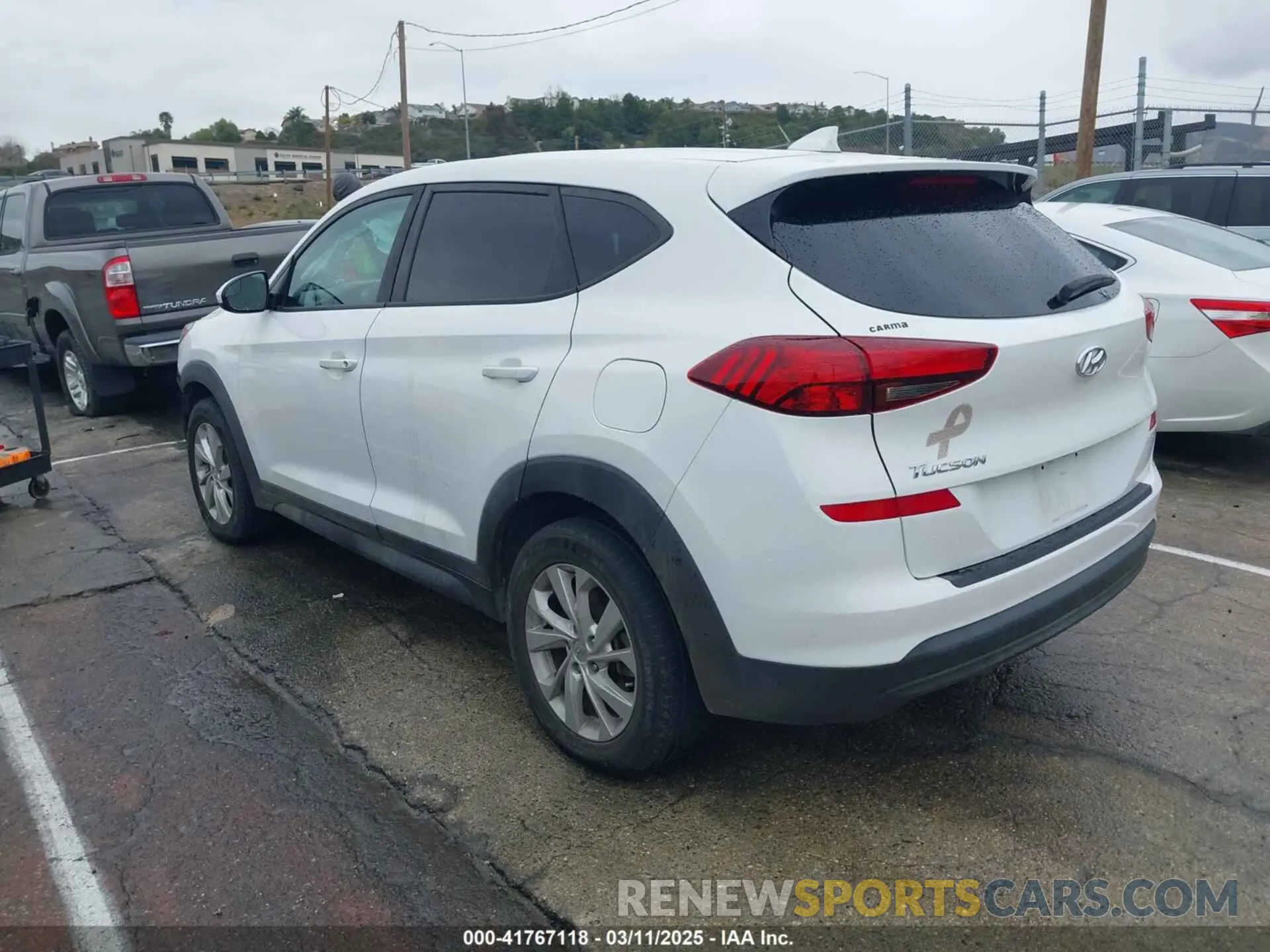 3 Photograph of a damaged car KM8J23A48KU026984 HYUNDAI TUCSON 2019