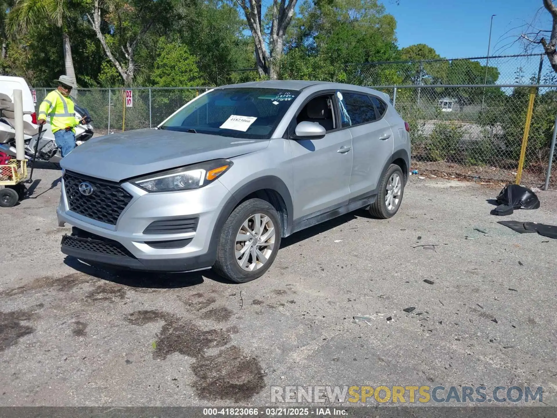 2 Photograph of a damaged car KM8J23A48KU051688 HYUNDAI TUCSON 2019