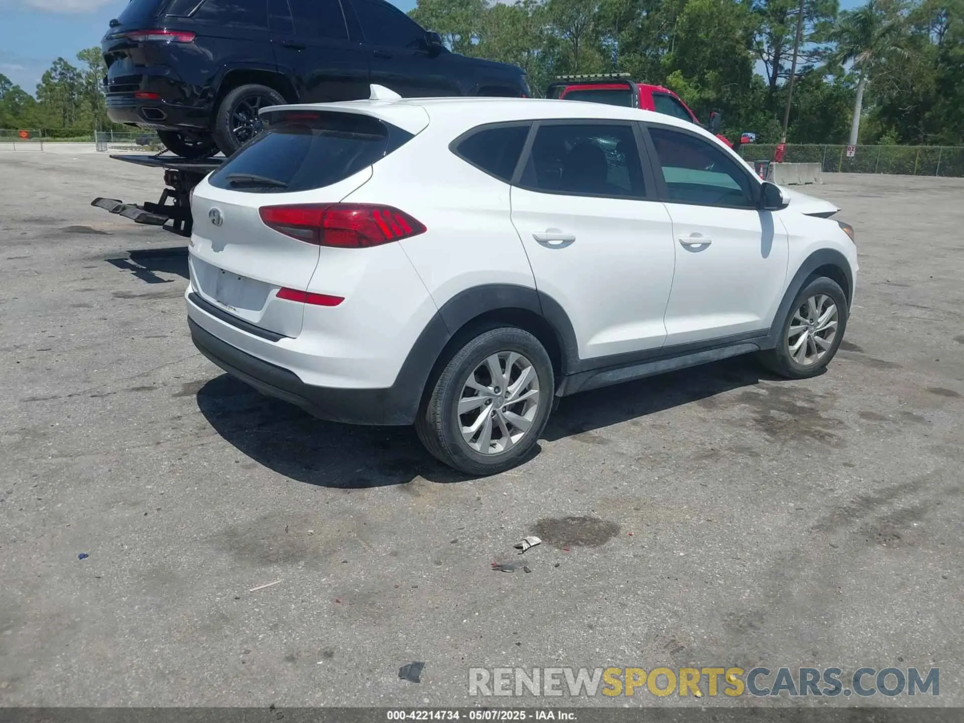 4 Photograph of a damaged car KM8J23A48KU055515 HYUNDAI TUCSON 2019