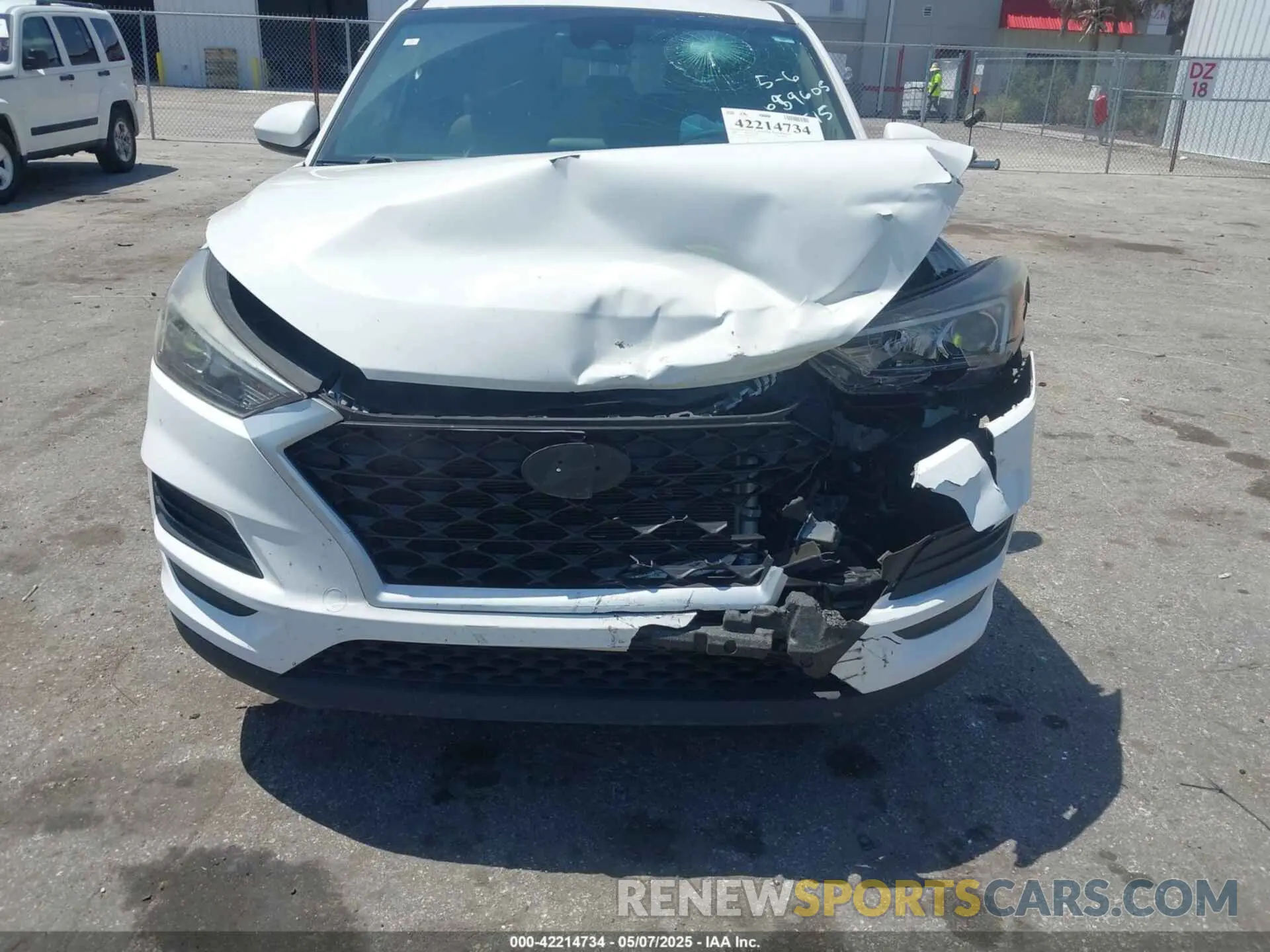 6 Photograph of a damaged car KM8J23A48KU055515 HYUNDAI TUCSON 2019