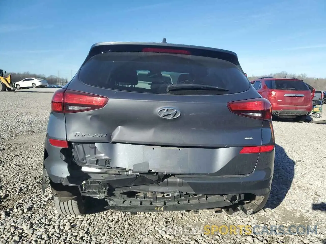 6 Photograph of a damaged car KM8J23A48KU071407 HYUNDAI TUCSON 2019