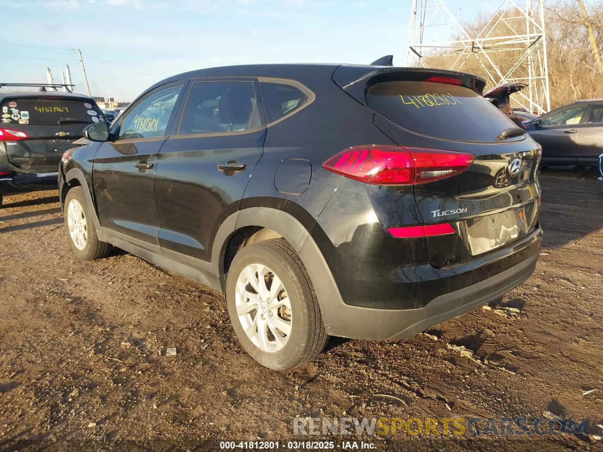 3 Photograph of a damaged car KM8J23A48KU874184 HYUNDAI TUCSON 2019