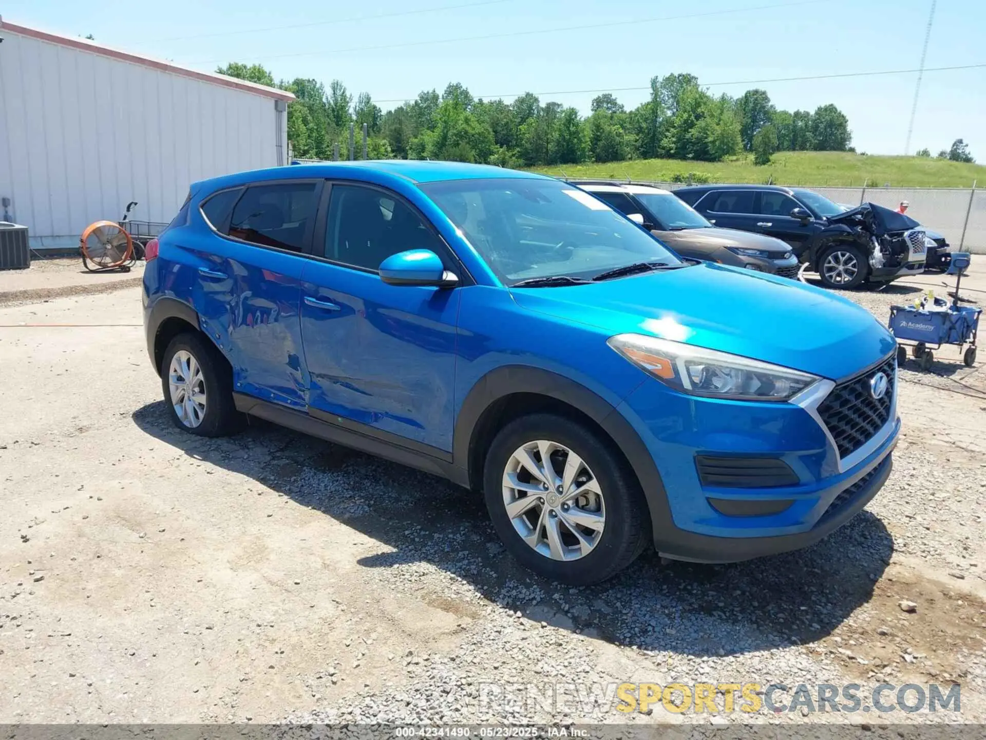 1 Photograph of a damaged car KM8J23A48KU894712 HYUNDAI TUCSON 2019