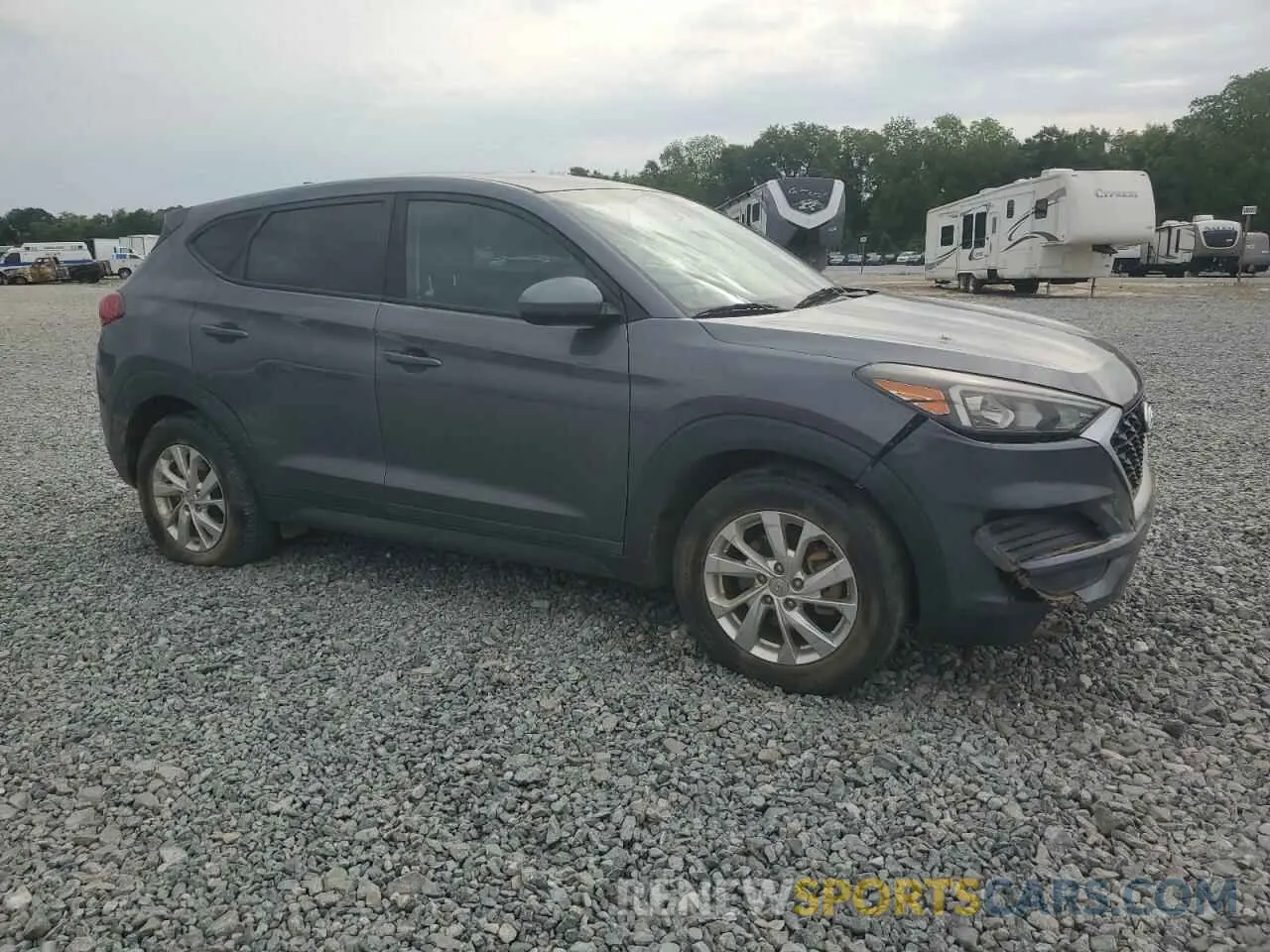 4 Photograph of a damaged car KM8J23A48KU916014 HYUNDAI TUCSON 2019