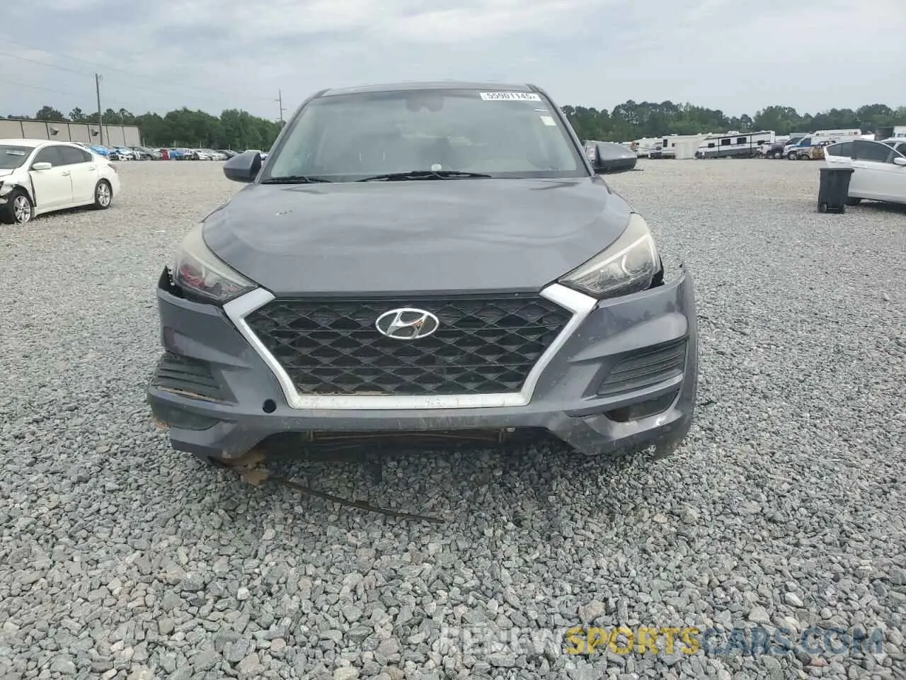 5 Photograph of a damaged car KM8J23A48KU916014 HYUNDAI TUCSON 2019