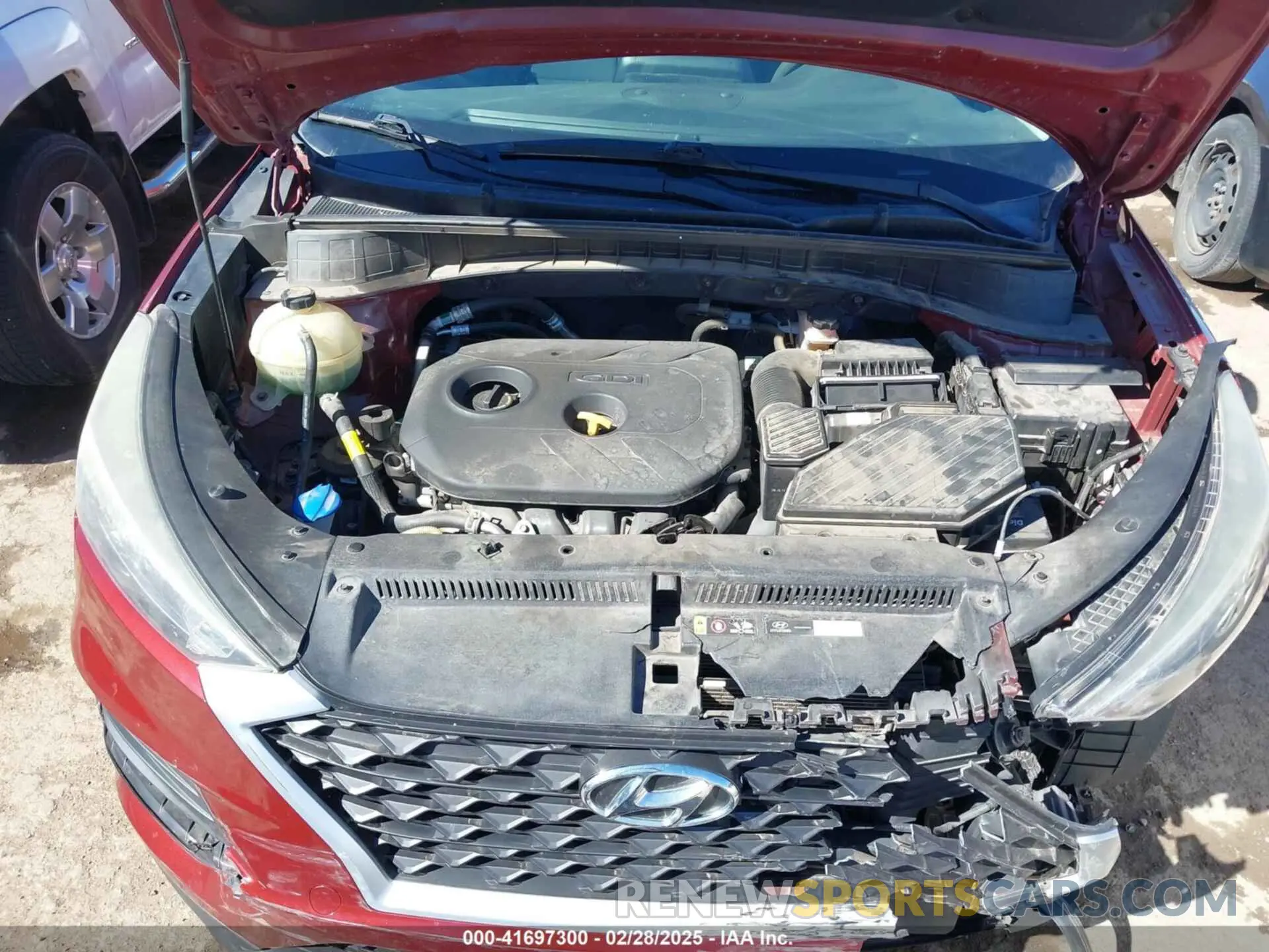 10 Photograph of a damaged car KM8J23A48KU924615 HYUNDAI TUCSON 2019