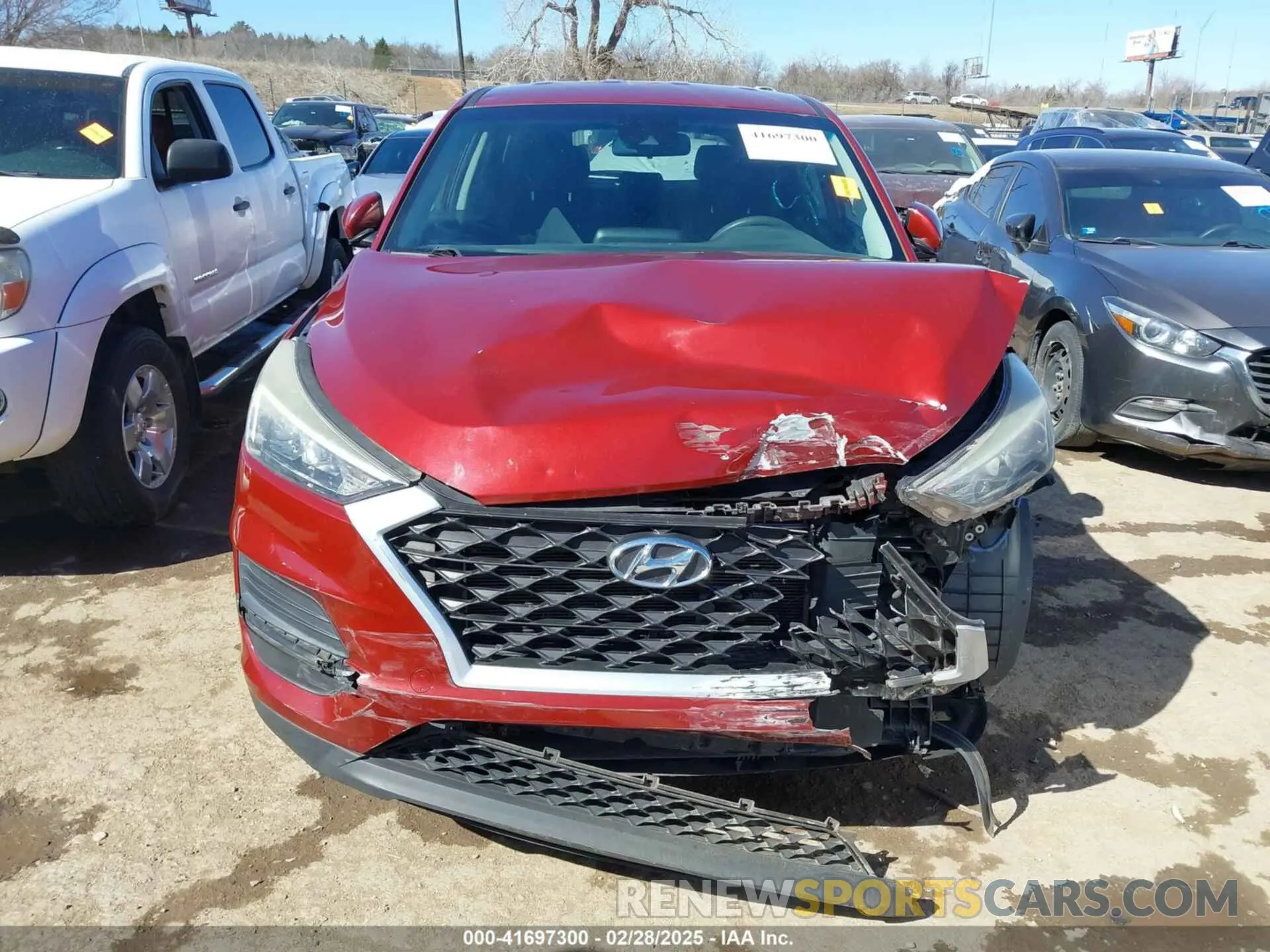 13 Photograph of a damaged car KM8J23A48KU924615 HYUNDAI TUCSON 2019