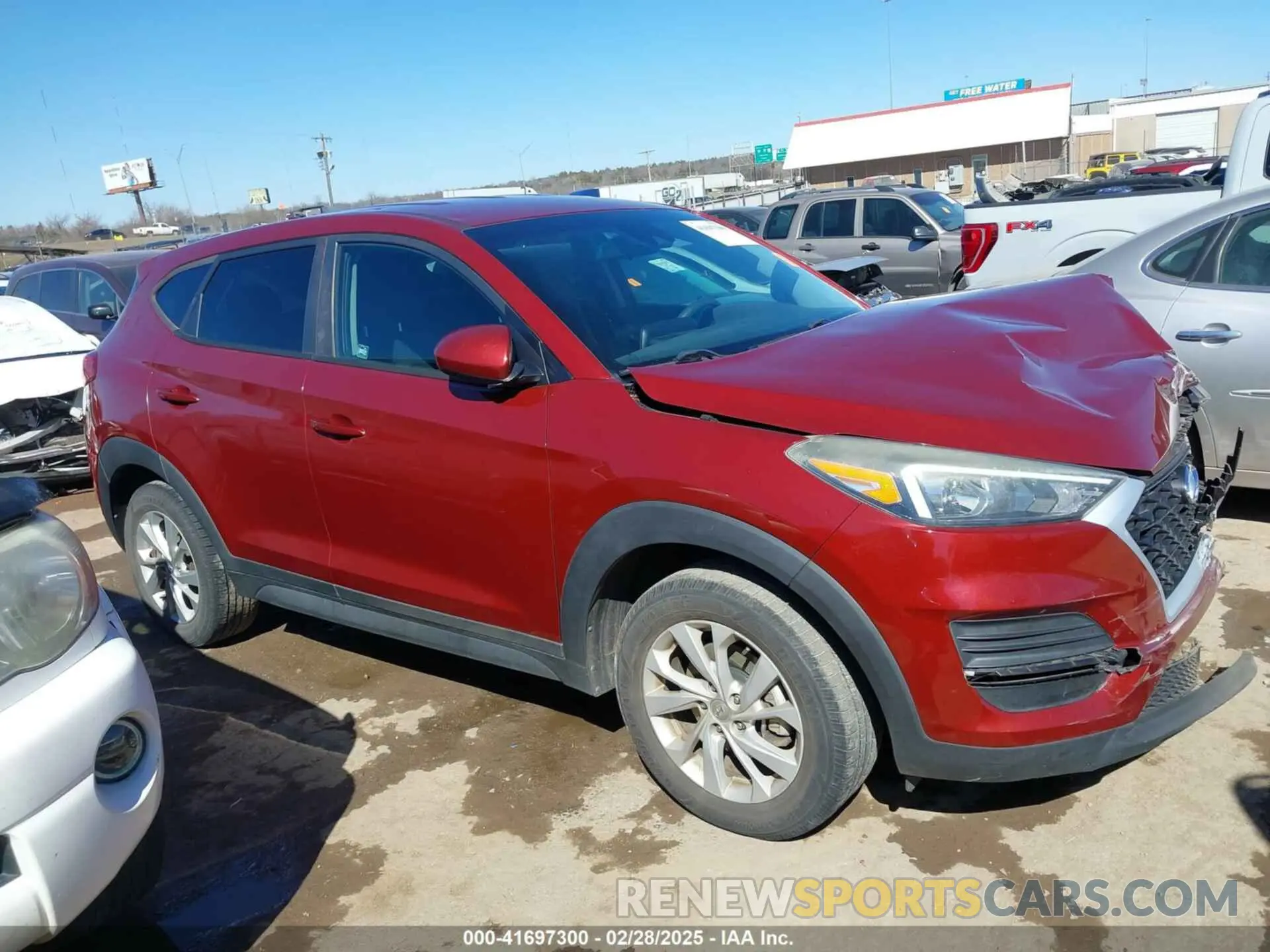 14 Photograph of a damaged car KM8J23A48KU924615 HYUNDAI TUCSON 2019