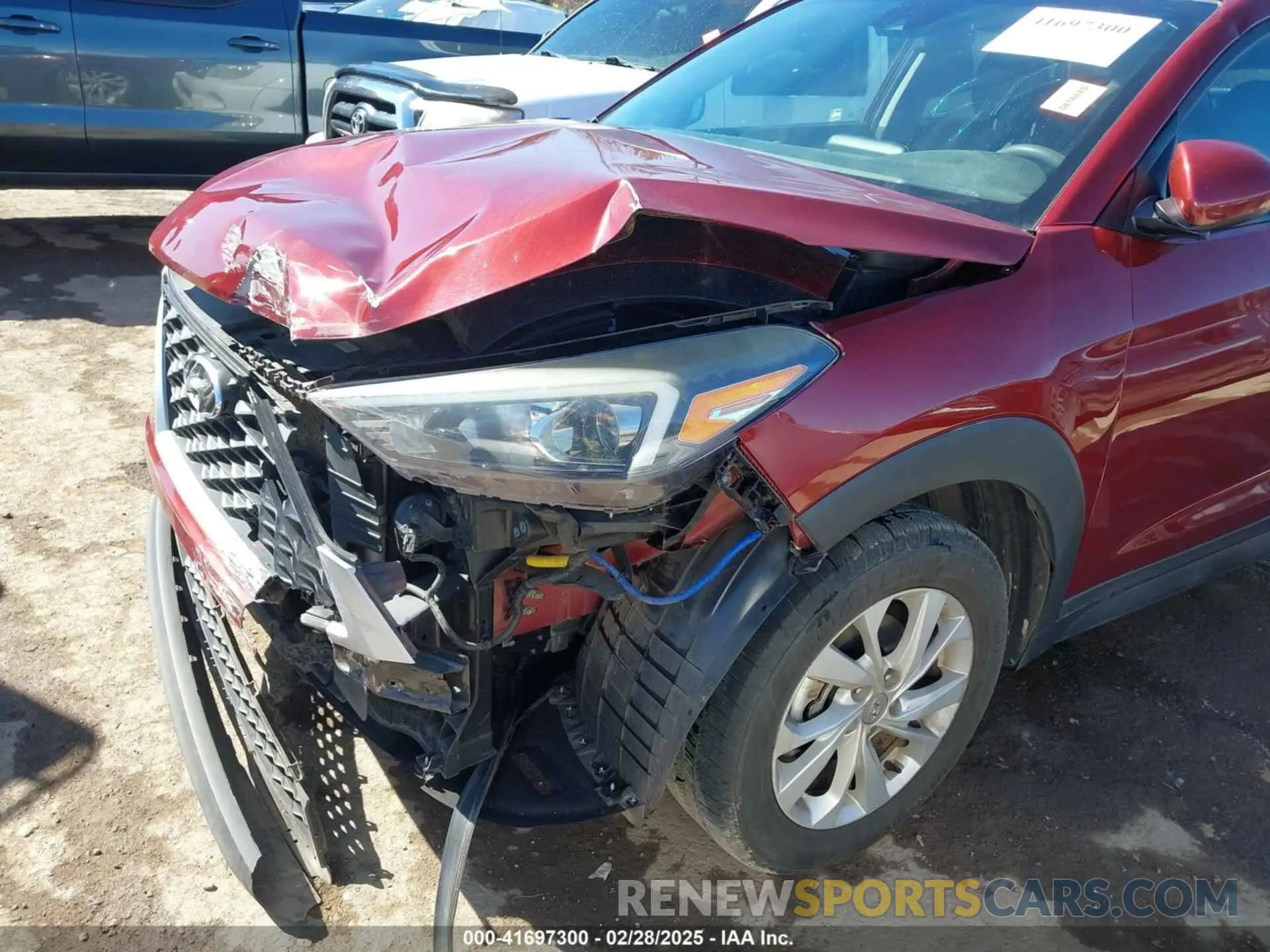 6 Photograph of a damaged car KM8J23A48KU924615 HYUNDAI TUCSON 2019