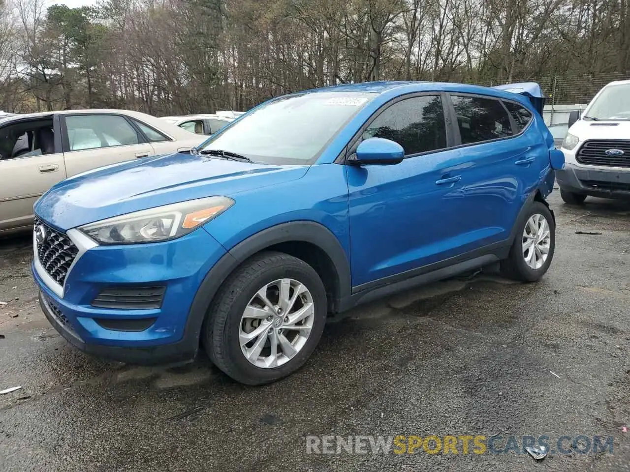 1 Photograph of a damaged car KM8J23A48KU924680 HYUNDAI TUCSON 2019