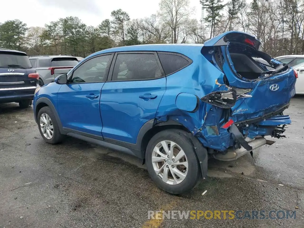2 Photograph of a damaged car KM8J23A48KU924680 HYUNDAI TUCSON 2019