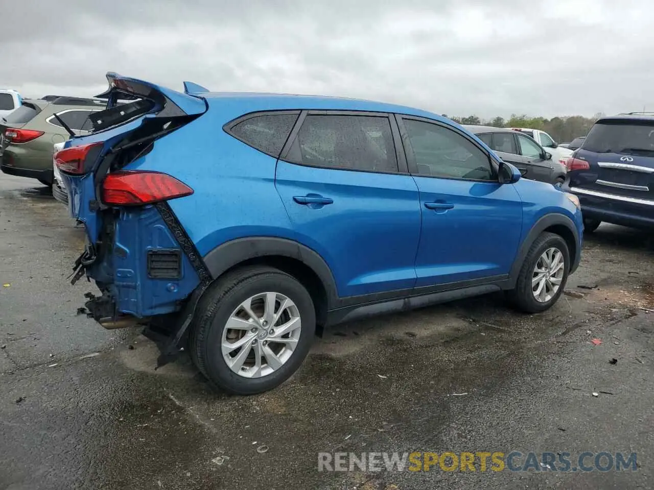 3 Photograph of a damaged car KM8J23A48KU924680 HYUNDAI TUCSON 2019