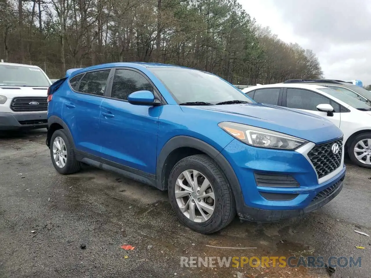 4 Photograph of a damaged car KM8J23A48KU924680 HYUNDAI TUCSON 2019