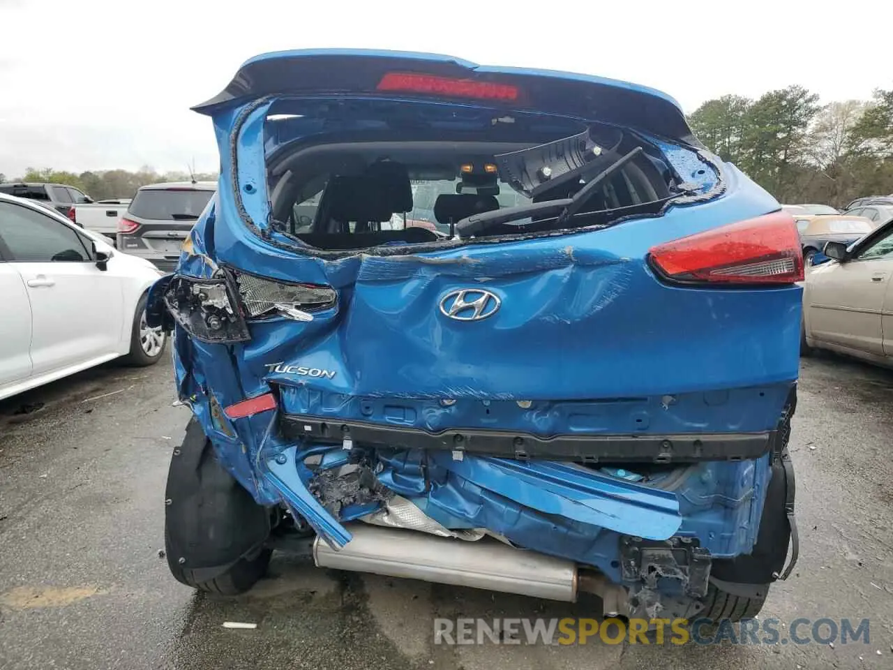 6 Photograph of a damaged car KM8J23A48KU924680 HYUNDAI TUCSON 2019